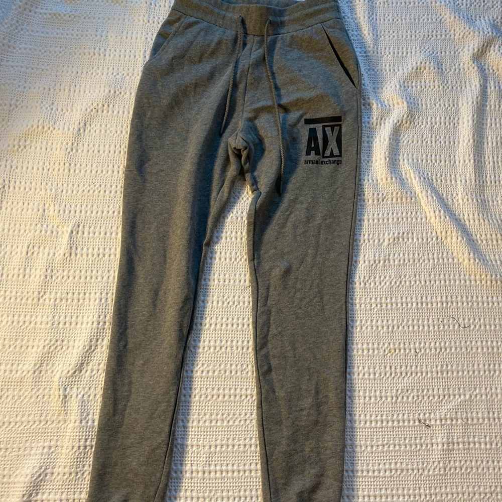 Grey Armani exchange Sweatpants. Never worn w tags